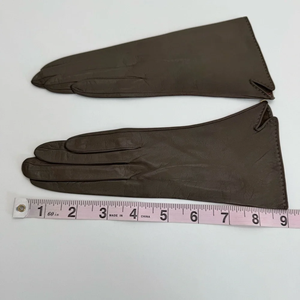 Vintage Denise Francelle Paris Leather Gloves Women’s Size 7